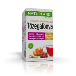   Tőzegáfonya, gyömbér, narancshéj filteres gyümölcstea hidegen és melegen is fogyasztható - Naturland