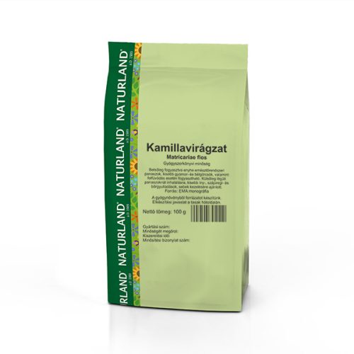 Kamillavirágzat tea szálas, tasakban 100g - Naturland