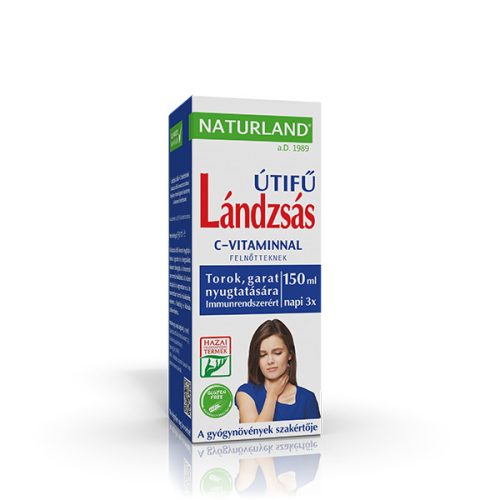 Lándzsás útifű szirup C -vitaminnal felnőtteknek 150 ml - Naturland