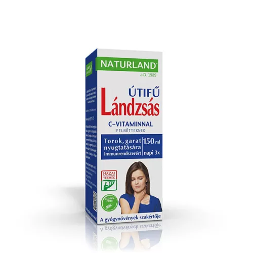 Lándzsás útifű szirup C -vitaminnal felnőtteknek 150 ml - Naturland