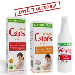   Csípés elleni csomag max 3 db-os (csípés utáni krém + stift + megelőző spray) - Naturland