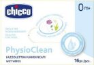 Chicco PhysioClean nedves orrtörlő kendők 16 db