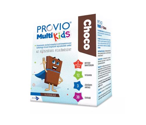 Provio Choco Multi Kids tejcsokoládé szelet 20db