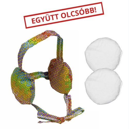 Fejre köthető fülpárna szett: huzat Felnőtt Színes +2 fülpárna természetes parajdi sóval töltve