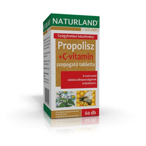 Propolisz+C-vitamin szopogató tabletta 60 db
