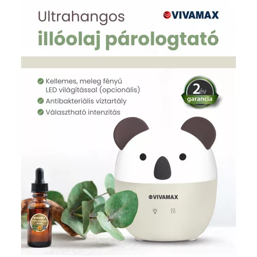 Vivamax Koala ultrahangos illóolaj párologtató 