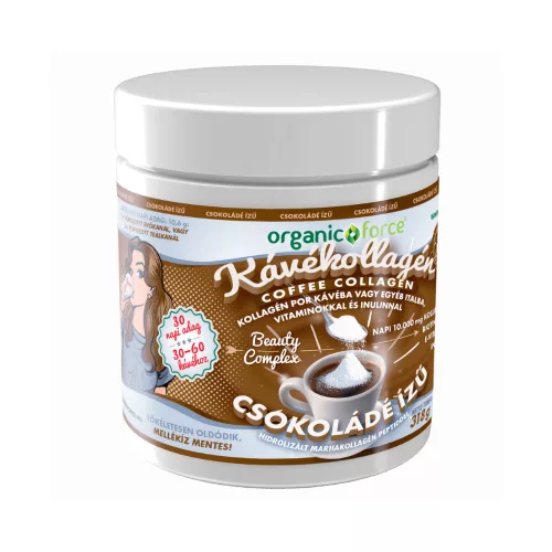 CSOKOLÁDÉ ízű Coffee Collagen – Kávékollagén, Kollagén por kávéba vagy egyéb italba vitaminokkal