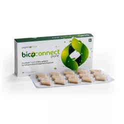   Bioconnect Pure, 100% béta-glükán kapszula 30 db-os kiszerelés felnőtteknek, 12 év feletti gyerekeknek