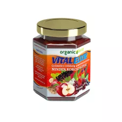   Organic Force VitalElixír, gyümölcs-zöldség szuperkoncentrátum minden korosztálynak, 210g-os kiszerelés