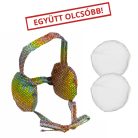 Fejre köthető fülpárna szett: huzat 1-3 év Színes +2 fülpárna természetes parajdi sóval töltve