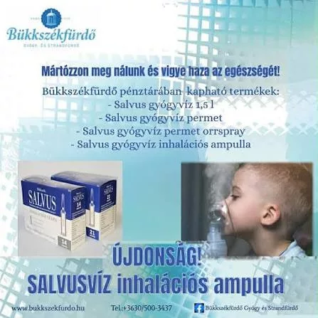 Salvus gyógyvíz ampulla 10 ml (21 db)