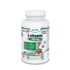   JutaVit C-vitamin 500mg nyújtott kioldódású + csipkebogyó + D3 + Cink vitamin - 100 db