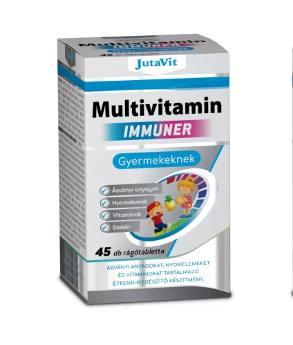JutaVit Multivitamin Immuner Gyermekeknek - 45 db rágótabletta