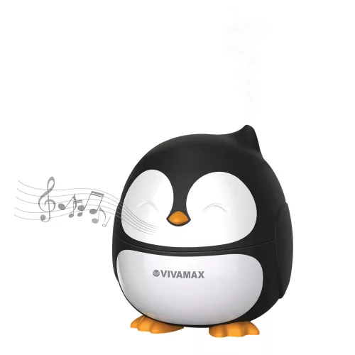 Vivamax Pingvin Ultrahangos illóolaj párologtató fehér zaj funkcióval