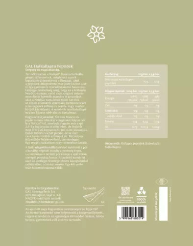 GAL Halkollagén Peptidek 150g polipropilén tasakban
