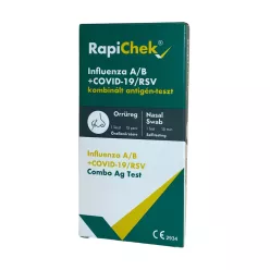   Influenza A/B, COVID-19 és RSV Antigén kombinált gyorsteszt (1 db) RapiChek