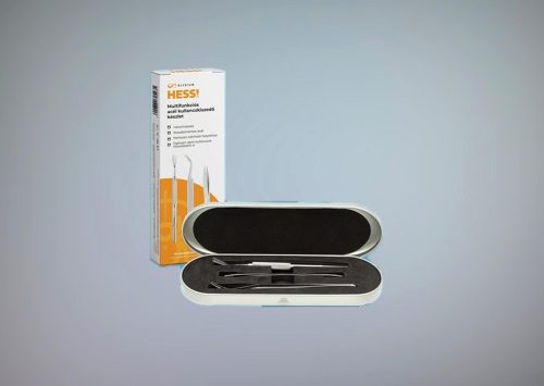 Kullancskiszedő készlet (3 részes, acél, multifunkciós) HESS! – Elysium 1 db
