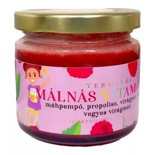 Termelői Málnás Vitamézes 50g