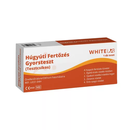 WhiteLAB Húgyúti fertőzés gyorsteszt (tesztcsíkos) 1 db 