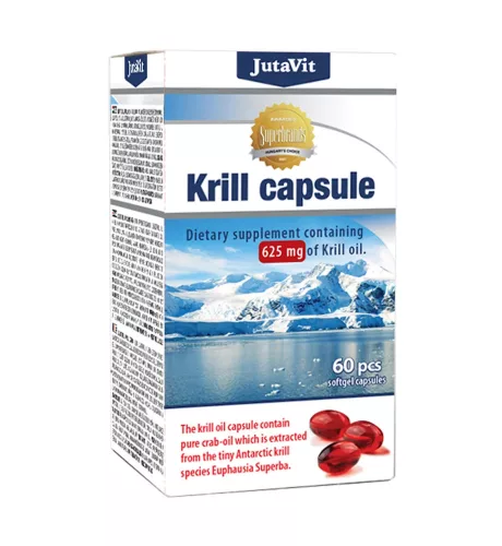 JutaVit Krill olaj 625 mg 60 kapszula