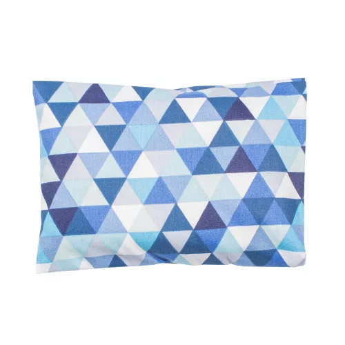 Sópárna huzat nagy Náthastopshop 20x29 cm-es sópárnához Kék háromszögek