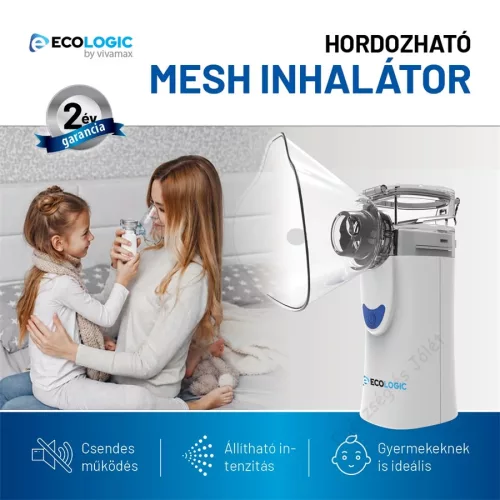 Hordozható MESH inhalátor Ecologic