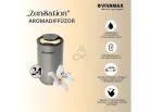 "ZenSation"  aromadiffúzor vezeték nélküli, víz nélküli - ezüst