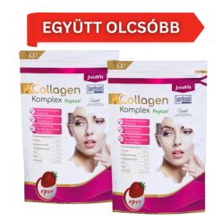   2 db-os JutaVit Collagen +Hialuron Komplex italpor – Eper ízben- 2x 400g