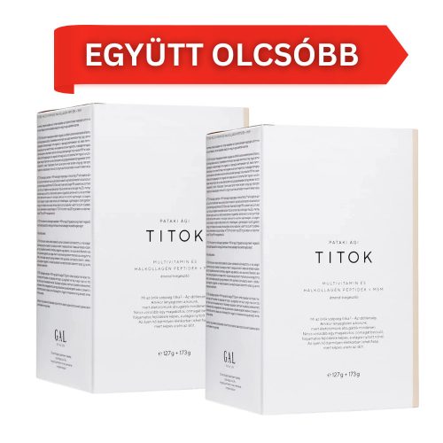 2 db-os TITOK Multivitamin és Halkollagén peptidek + MSM by Pataki Ági csomag