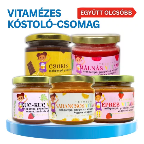 Vitamézes kóstoló csomag 5 mézzel